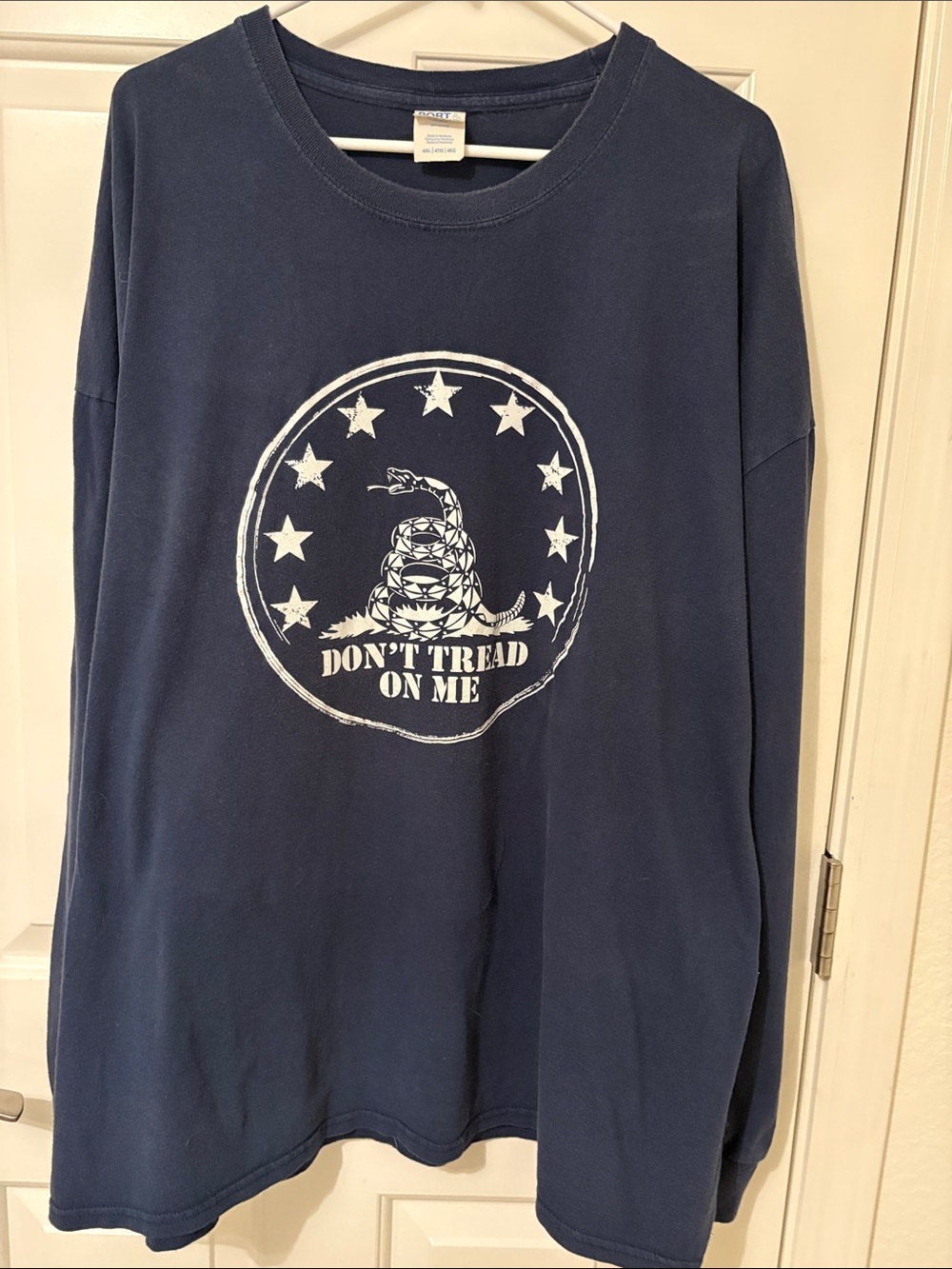 Men’s Big and Tall, Don’t Tread On Me Long Sleeve Tee